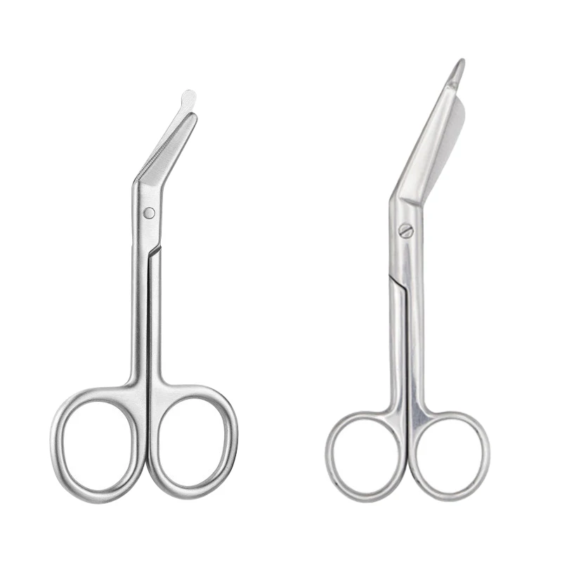 11,2/14 CM Edelstahl Medizinische Verband Schere Gaze Dressing Schere Erste Hilfe Verfügbar Arzt Krankenschwester Heimgebrauch Sicher Zu Schneiden – Detail 2