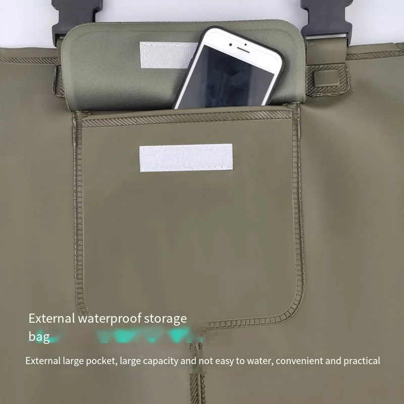 Fly fishing waders PVC fishing waders river lake lure wading pants travel sea clothing outdoor waterproof overalls breathable