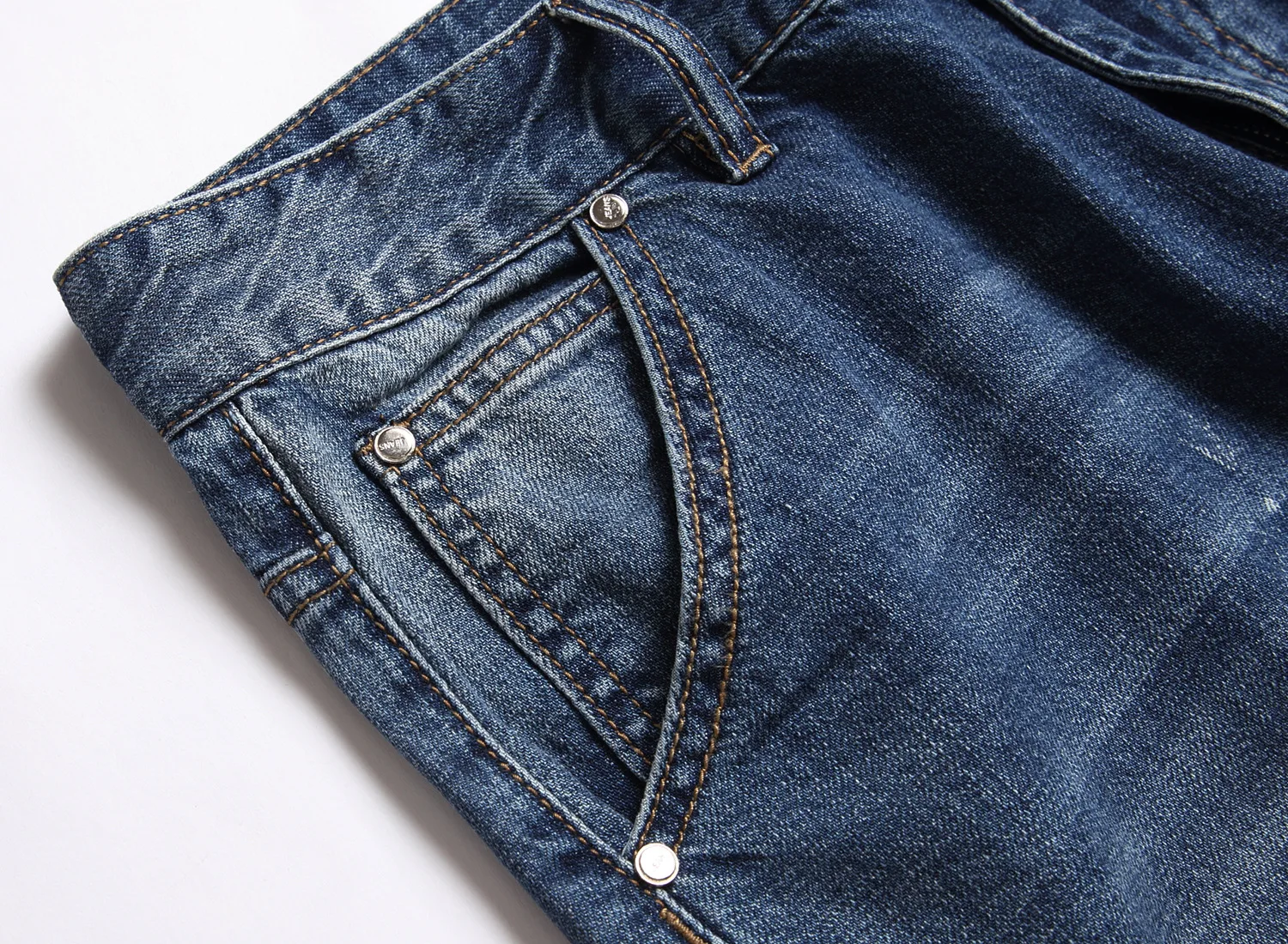 Fashion  New Classic Fashion High-End Vintage Patchwork Jeans Men's Casual Comfort High Quality Small Foot Pants