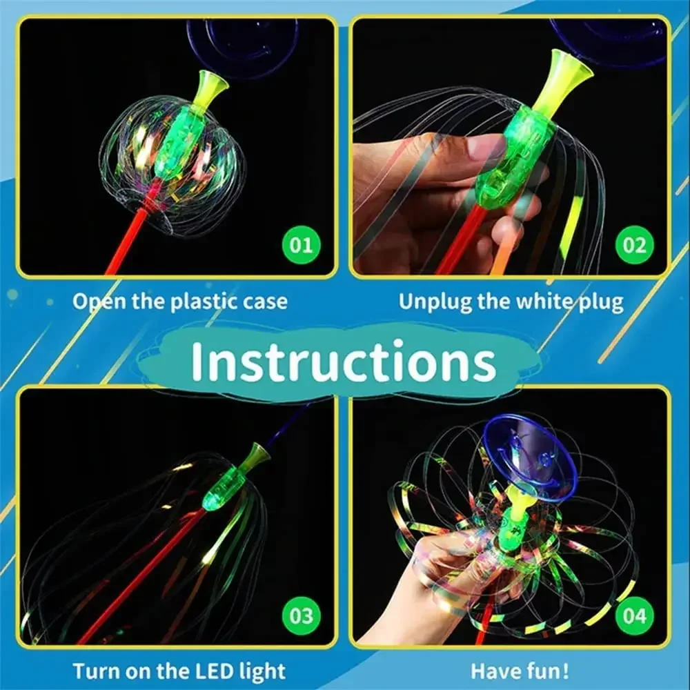 3/5pcs Bubble Magic Wand,Rainbow Twirler Stick,Spin Glitter Stick,Variable Twirler Stick Rave Toys for Party Festival 4