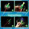 3/5pcs Bubble Magic Wand,Rainbow Twirler Stick,Spin Glitter Stick,Variable Twirler Stick Rave Toys for Party Festival 4