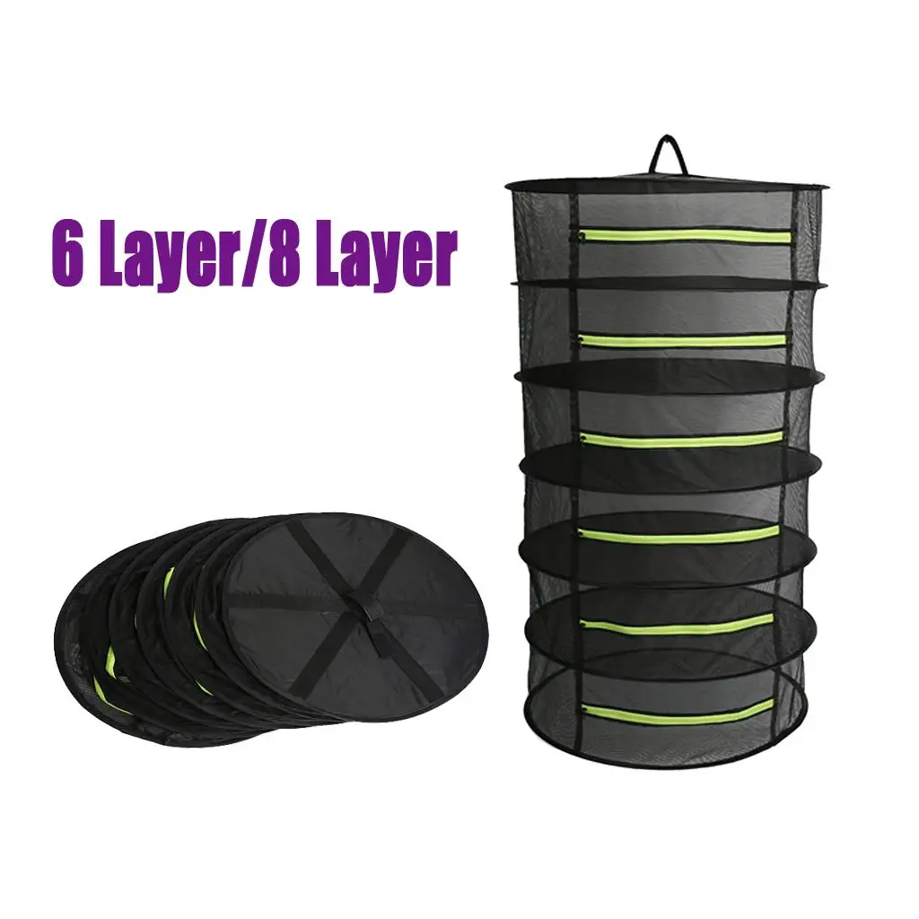 Flowers Buds Folding Drying Rack Net Dryer 60cm Carrying Bag