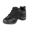 Women's Jazz Dance Sneaker with Breathable Upper, Split Sole and Air Cushion Dance Multifunctional Walking Shoes Anti-Slip 1