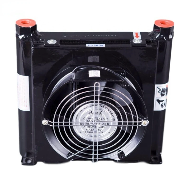 longer life Hydraulic Oil Cooler 25L heat exchanger small black radiator with fan automatic
