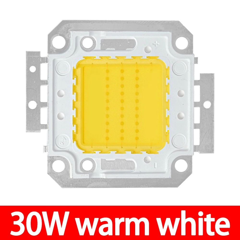 Dual White LED Light Chip for DIY Floodlight Spotlight Bulbs - COB Integrated, Multiple Wattage Options
