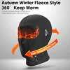 WEST BIKING Winter Motorcycle Fleece Balaclava Mask Men Cycling Caps Running Ski Hiking Hat Bicycle Windproof Thermal Sport Gear 2