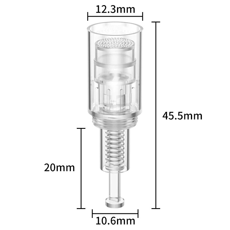 10PCS Derma Pen Needle 12/36/42pins nano Screw Microneedle Tatoo MTS Cartridge