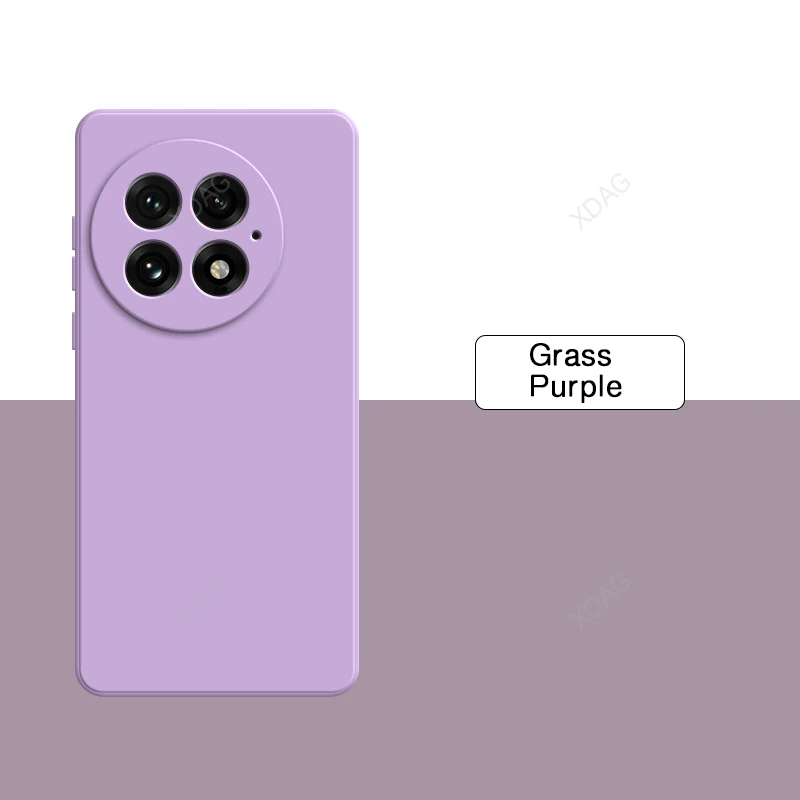 Premium Liquid Silicone Phone Case with Lens Protection - Classic Back Cover Accessory