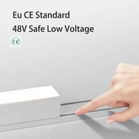 6MM Ultra Thin Magnetic Track Light Flexible DC48V Smart Tuya Zigbee System Black White Slim Ceilling Surface Mounted Home 2