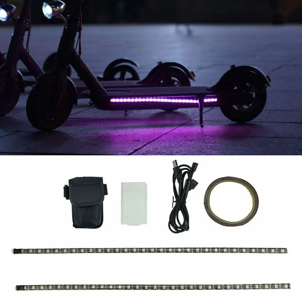 

Scooter Light Strip Colorful LED Strip Light Chassis Decorative Lamp for Xiaomi Mijia M365 / M365 Pro Electric Scooter Part