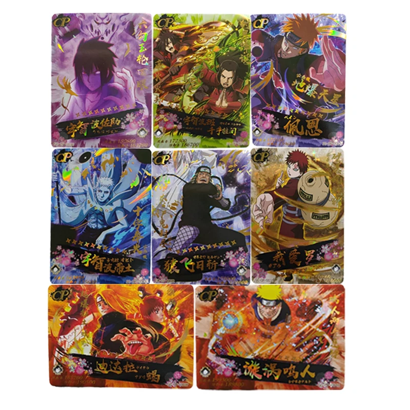 

Anime Naruto Uzumaki Naruto Uchiha Sasuke Haruno Sakura Cp Card Game Collection Rare Card Kids Toys Boys Birthday Present