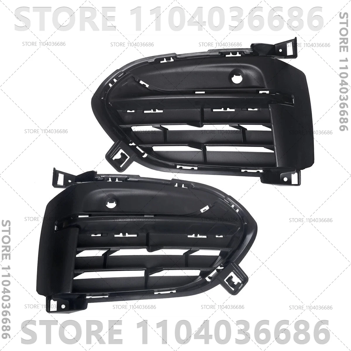 2015-2019 BMW X6 35i 50i (F16) 프론트 범퍼 외부 그릴 사이드 커버 51117319777 51117319778 51117343259 51117343260