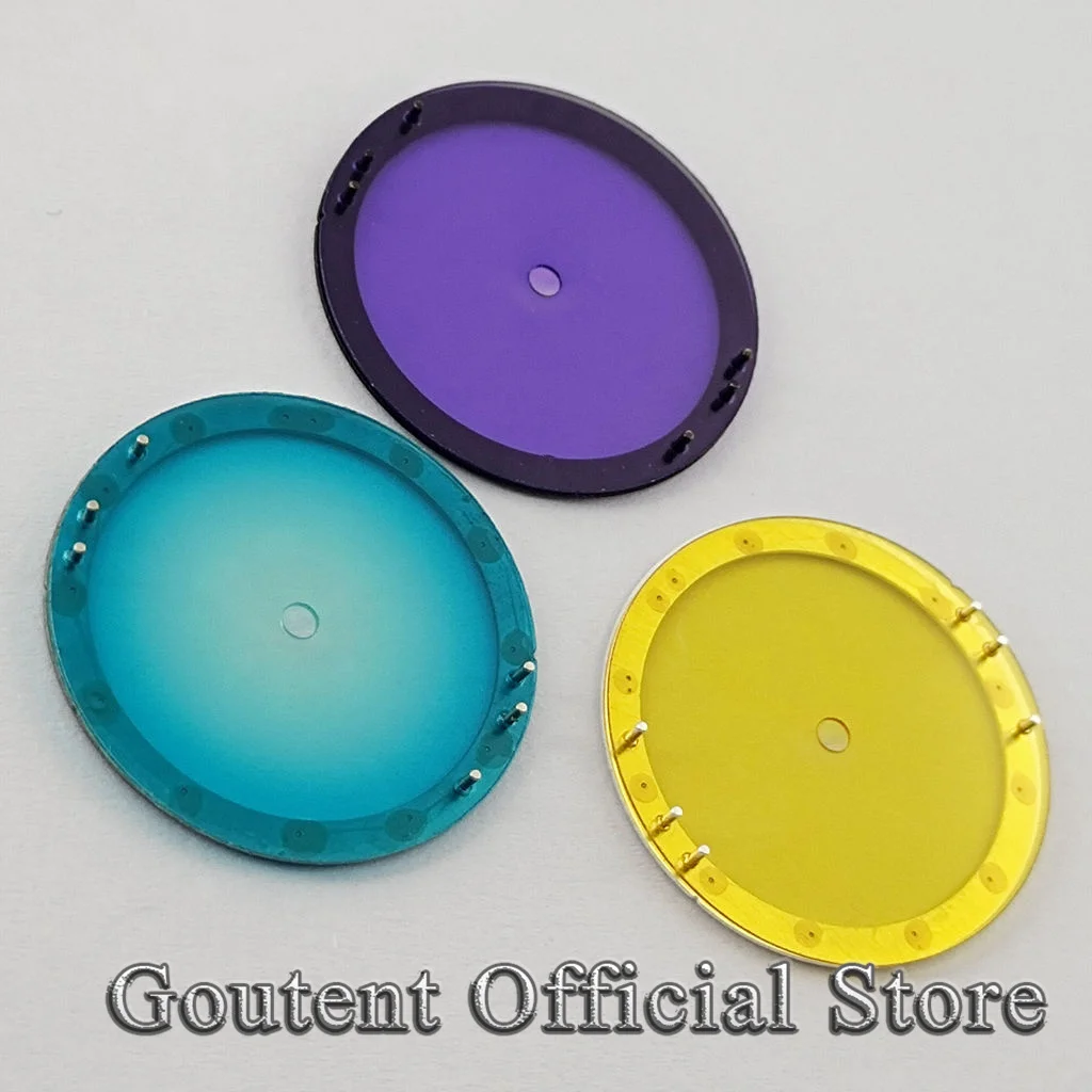 Goutent Elegant Black Blue White Perspective Dial with See-through Design for Automatic Movement Watches