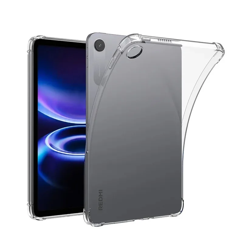 Enhanced Protective Clear Silicone TPU Case with Thickened Airbag Design