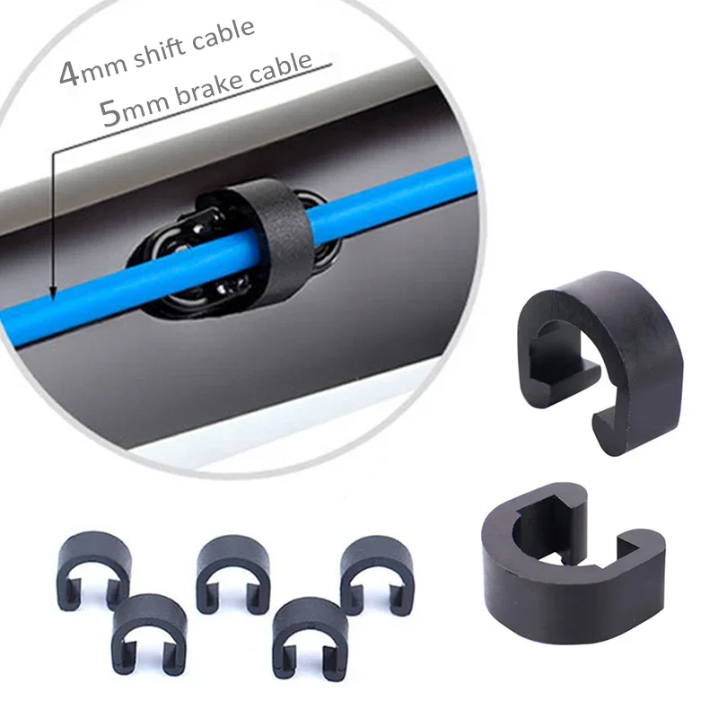 40 Pièces Pince De Câble De Vélo, C-Clips Pinces, Clips En