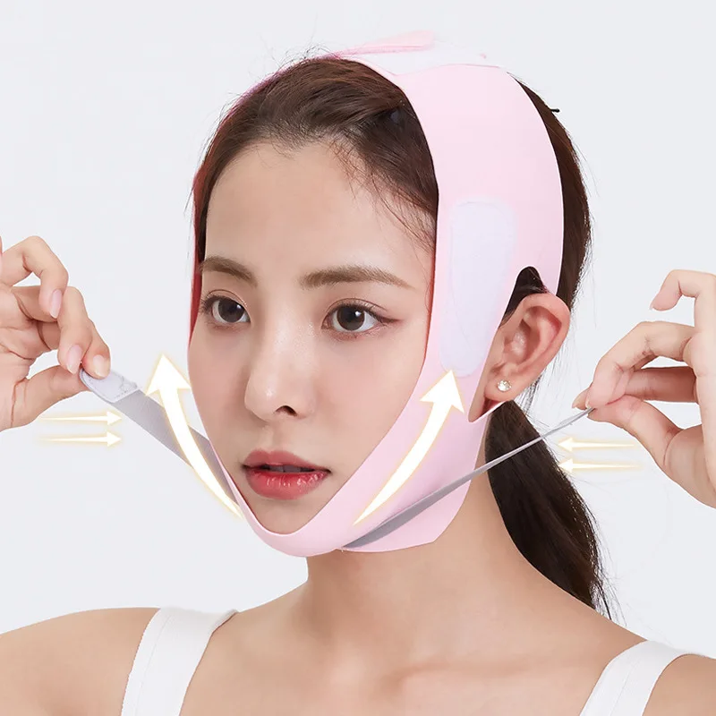 

Face Lifting Strap for Women V-Line Facial Lift Bandage Sculpt Bandage Double Chin Reducer Chin Up Slimming Strap Fixed Belt