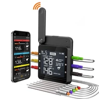 Food Thermometer Probe Digital Wifi Rechargeable Wireless Remote Meat Cooking BBQ For Steak Oven Grill Smoker With Magnet 1