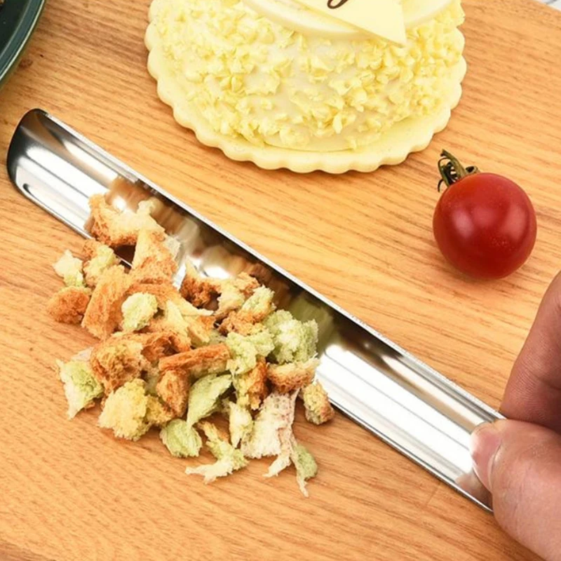 Kuchen Werkzeug Krümel Reiniger Krümel Kehrmaschinen Edelstahl Brot Krümel Schaber Küche Restaurant Krümel Werkzeug – Detail 4