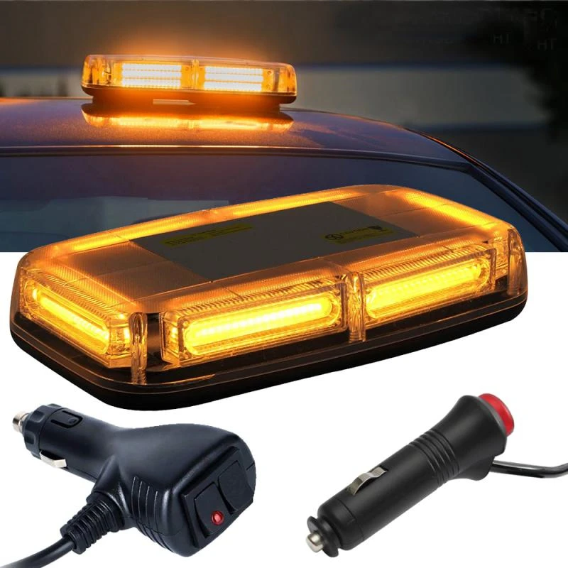Car Roof Strobe Light 24 Led Flashing Emergency Warning Light Lamp Car