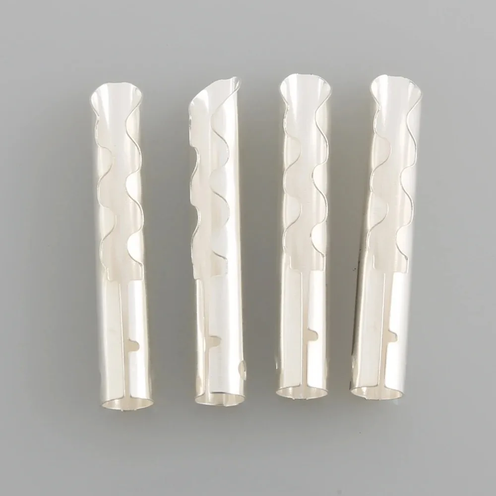 10Pcs VB432G 골드 실버 도금 구리 BFA Z형 4mm 바나나 플러그 오디오 스피커 케이블 커넥터