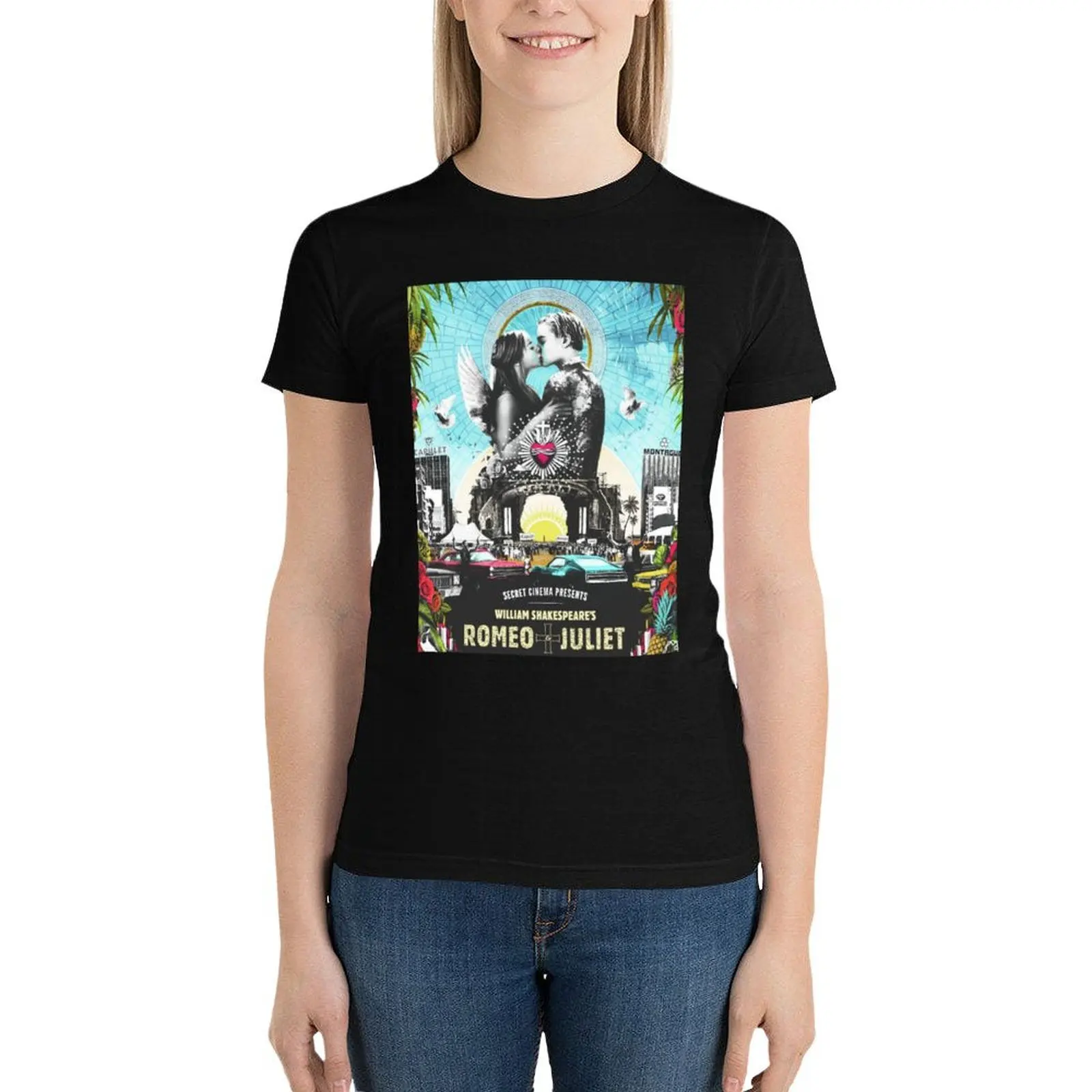 

Romeo and Juliet T-Shirt Blouse oversized Top Women