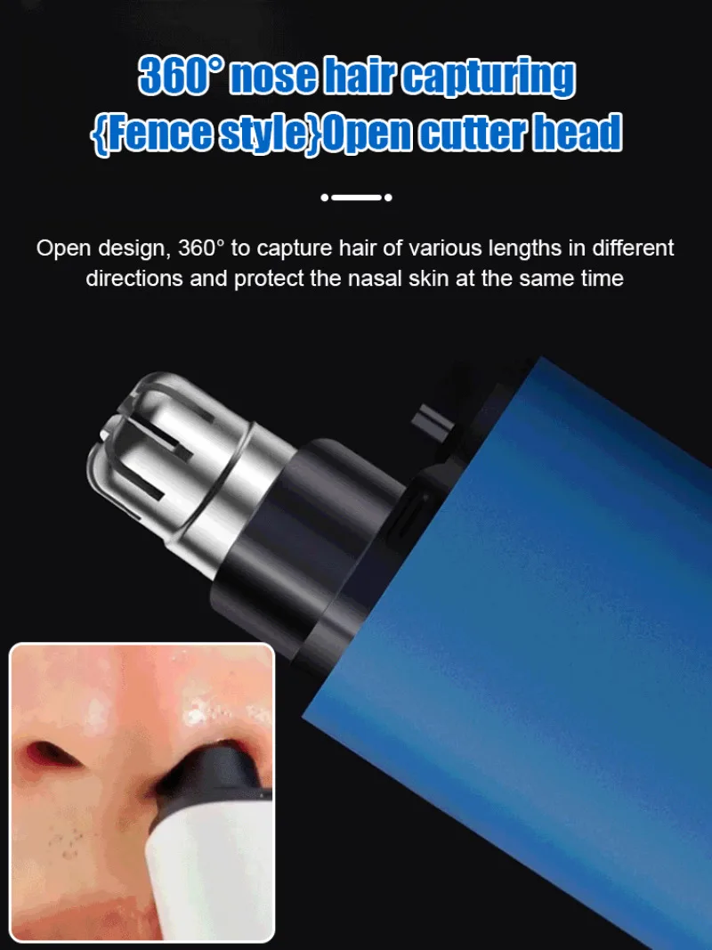 Rechargeable Portable Nose Hair Trimmer Nose Hair Trimmer Portable Nose Hair Shaving Artifacts 5