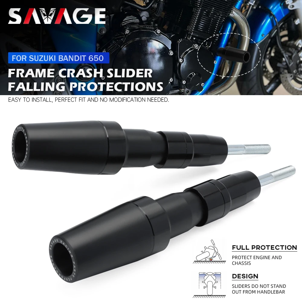 Per Suzuki Bandit 650/S 2005 2006 Frame Slider Crash Protector Gsf650 Gsf 650S Protezione Carenatura Crash Pad Motore Moto