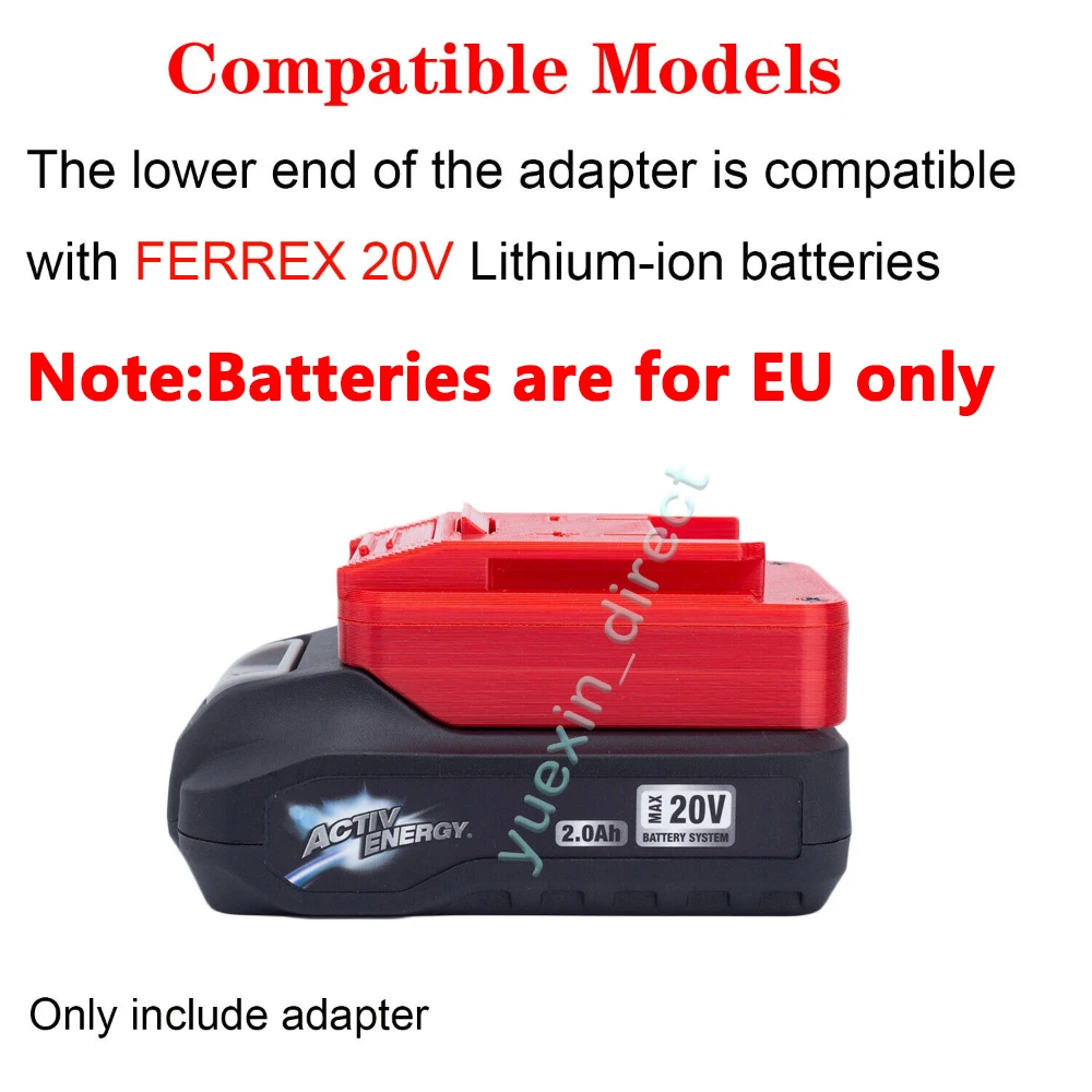 For Aldi Ferrex Activ Energy 20V Battery Adapter To Ozito To Einhell
