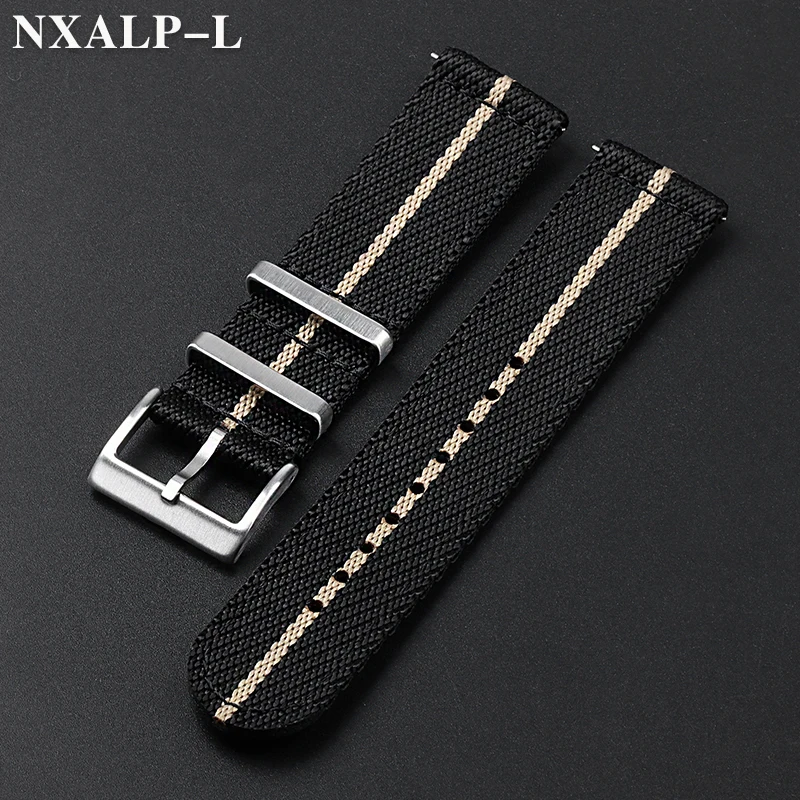 Men's Military-Style Nylon Quick Release Watch Strap – Universal Sport Canvas Band