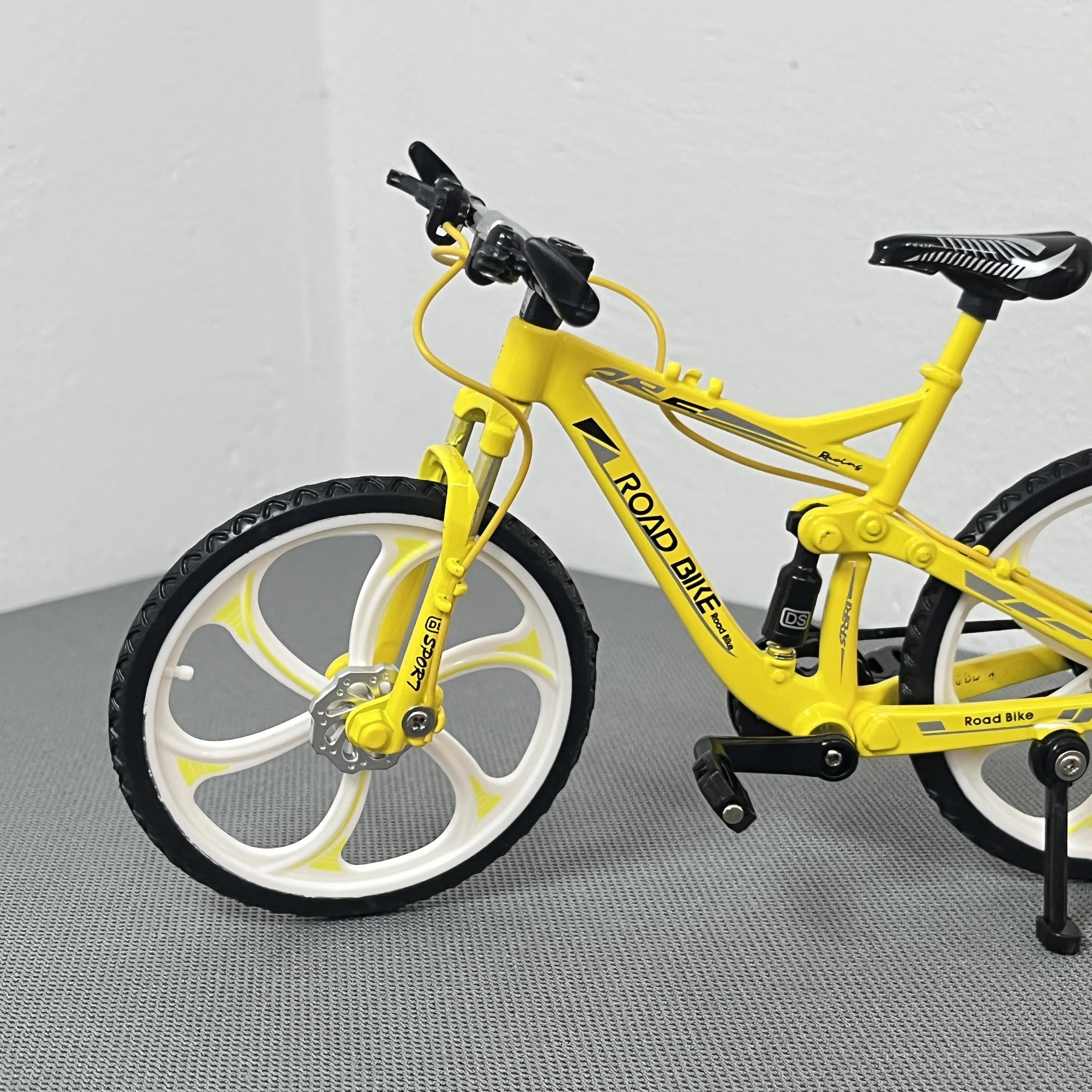 1:8 미니 모델 합금 자전거 다이캐스트 장식, 금속 핑거 Bmx 산악 미니 자전거 시뮬레이션 장난감 선물
