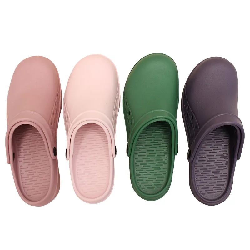 High Quality Scrub Shoes Non-slip Dentist Nursing Clogs Healthcare Service Work Slippers Soft Operating Room Protective Clogs 5