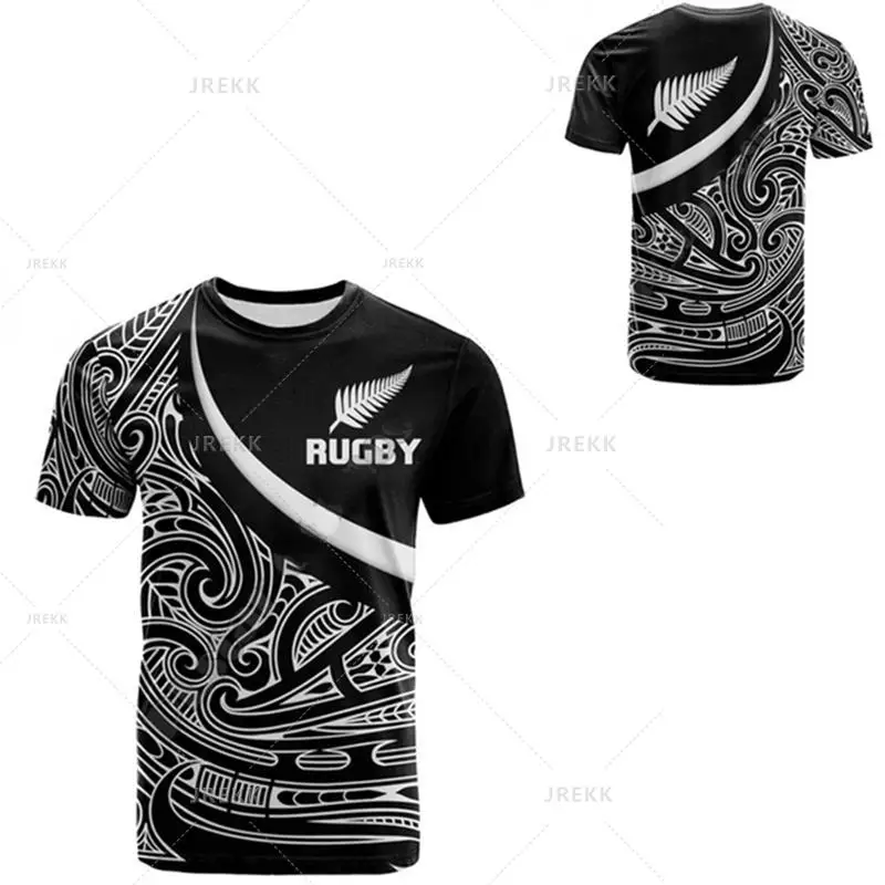 2023 Funny RUGBY T Shirt Men Clothing Summer Casual