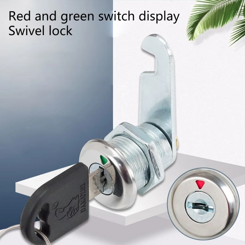 2set Furniture Cams Lock with Key Replacement Drawer Lock Cabinet Cupboard Desk Hasp Latches for Letterbox, Drawer