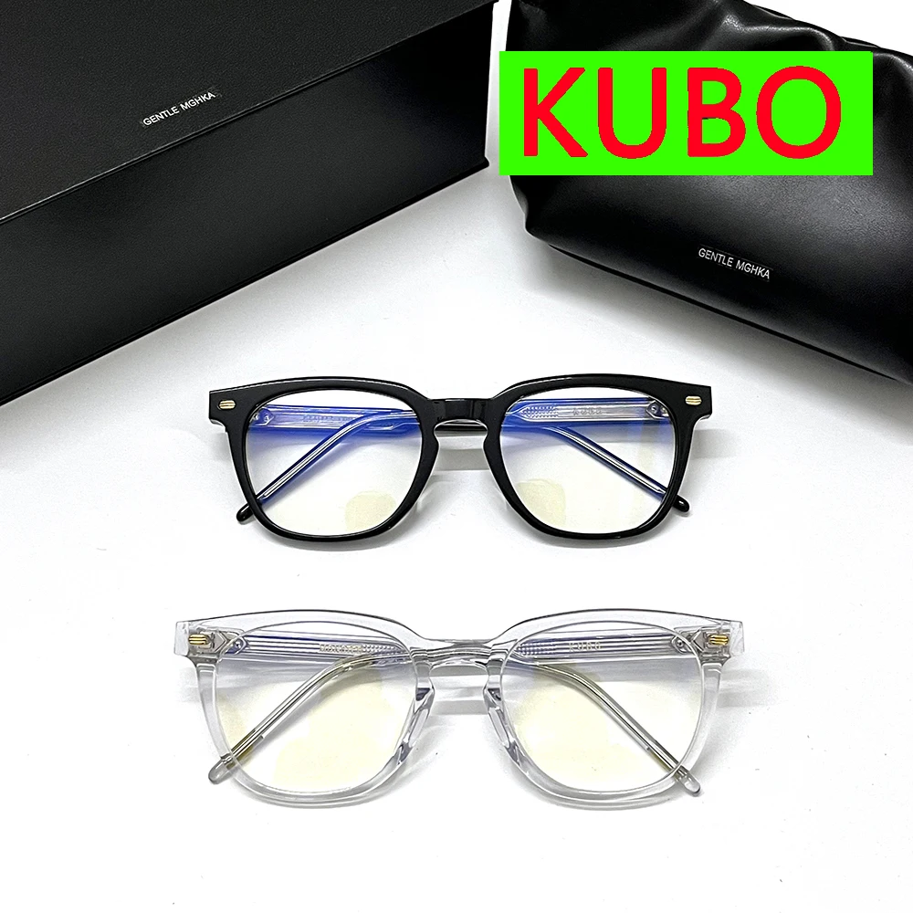 

Korea Fashion GM Glasses KUBO Eyawear Square Optical Eye Glasses Frames Women Men Acetate Reading Myopia Prescription glasses