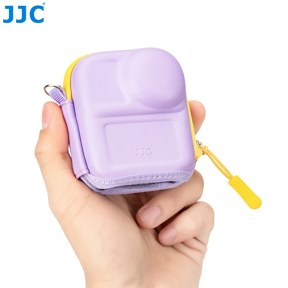 Compact Hard Shell Camera Case with Carabiner and EVA Storage Pouch