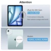 Screen Protector for iPad Air 11 Inch M2 2024 6th Gen Anti-Scratch High Hardness Bubble-Free Tempered Glass for iPad Air 6 11'' 2
