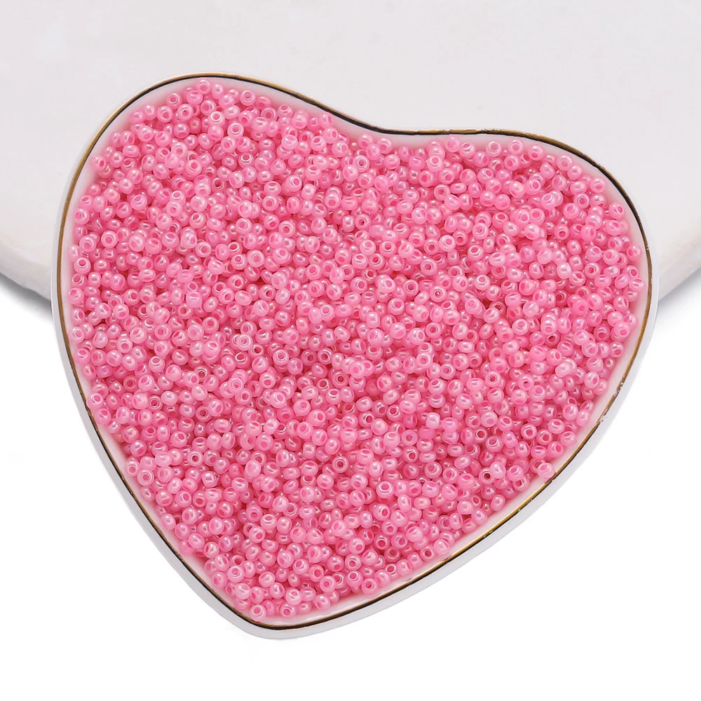 Vibrant 2mm Glass Seed Beads for DIY Jewelry and Crafting - 1000pcs Collection