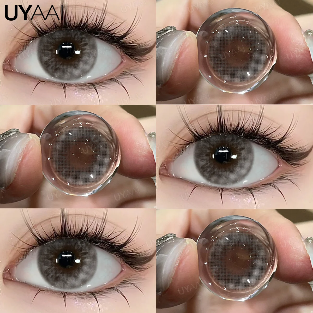Vibrant Shades Natural Color Contact Lenses - Brown, Blue, Green, Gray Collection