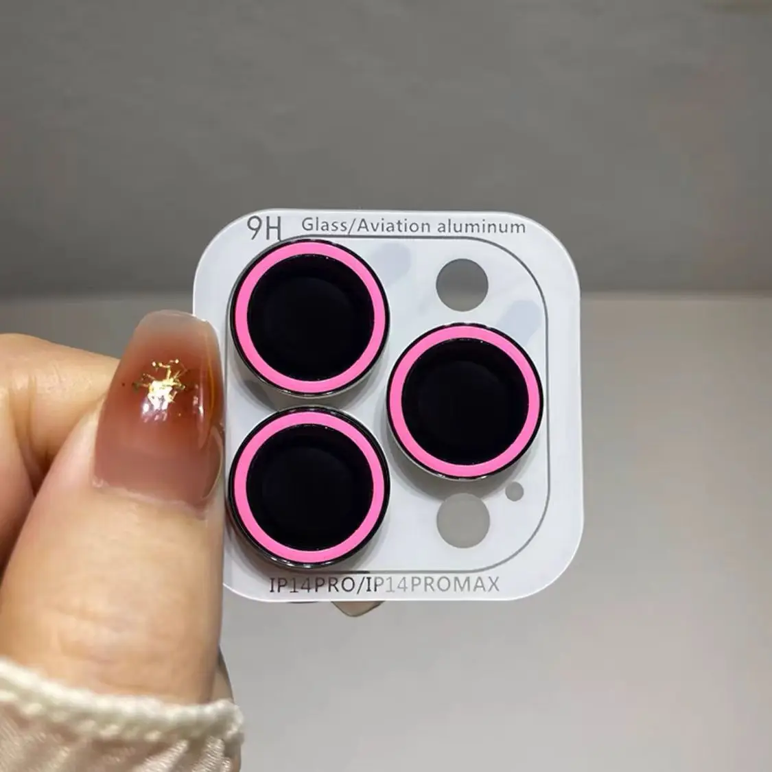 Luminous Camera Protector: Ceramic Lens Ring with Tempered Glass Cover