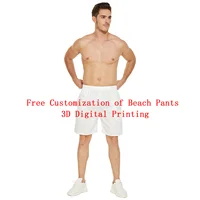 Free Custom Patterns Men's Summer Beach Shorts Pattern Private Customization Шорты Мужские Летние Casual Pants Swimming Shorts 1