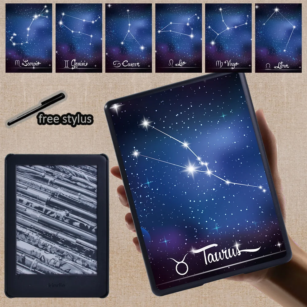 

Tablet Back Shell Case for Paperwhite 4 /Kindle 10th /Kindle 8th Gen/Paperwhite 1 2 3 Star Pattern Shockproof Protective Cover