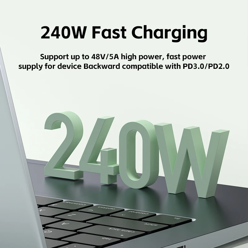 Hagibis USB 4 Cable Portable Keychain Short USB C to Type C Cable 240W 40Gbps for Thunderbolt 3/4 iPhone 17 Pro SSD Power Bank