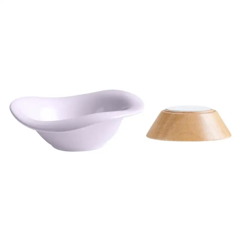 

Neck Guard Cat Bowl Pet Elevated Water Food Feeder Dishwasher Safe Pet Feeding Supplies For Cats Dogs And Other Small Animals