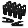 For 5/10/15/20 pcs of Velvet Hanger Clips Non-slip Detachable Clothespins Flocked Fine Line Hakama Cloth Hangers 5