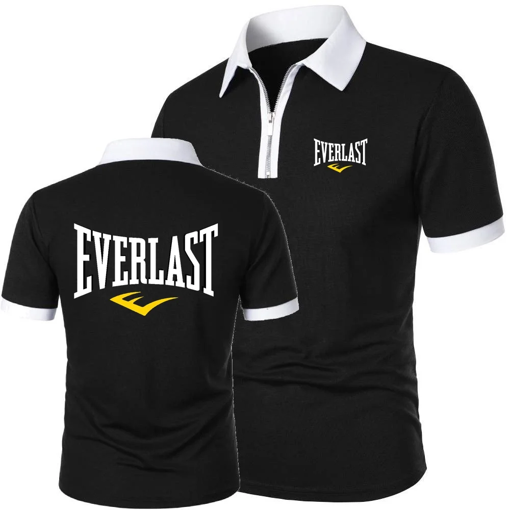 EVERLAST MENS Polo Shirts Running Workout Tops Tee Summer