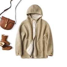 

Hooded Spring/Autumn 2022 Casual Outerwear & Coats Jackets Pockets Covered Button Wide-waisted Dropshipping Clothes Women