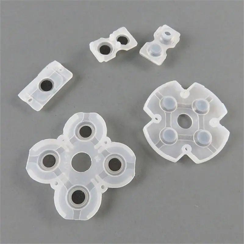 

Soft Rubber Replacement Silicone Conductive Adhesive Button Pad Keypads for 4 Controller Gamepad Accessory