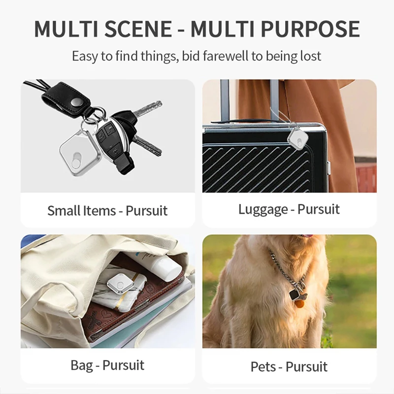 Xiaomi Mini GPS Tracker Locator Anti-lost Bluetooth Tag Works With Apple Find My For Elderly Children Key Wallet Pets Finder gps tracker bluetooth tracker gps locator bluetooth gps tracker key finder anti lost tracker wallet tracker bluetooth finder