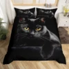 Cute Cat Duvet Cover Set Boys Girls Adults Animal Printed Bedding Set Pet Theme Comforter Cover Pet Quilt Covers with Pillowcase 6