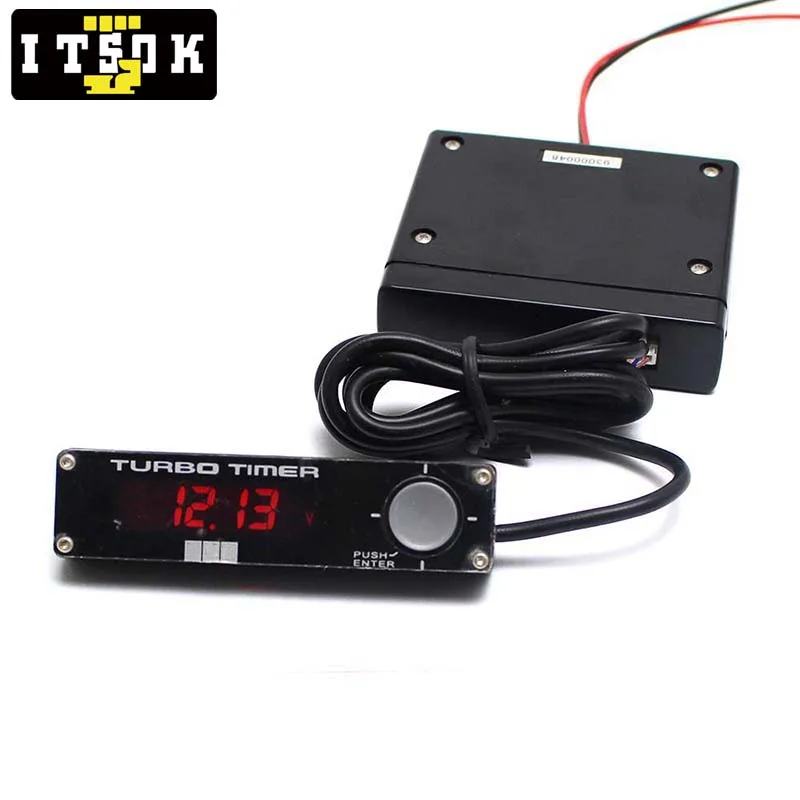Minuterie Turbo Universelle 12V Pour Moteur Essence – Affichage LED, Contrôle A/F Et Sécurité Frein De Stationnement